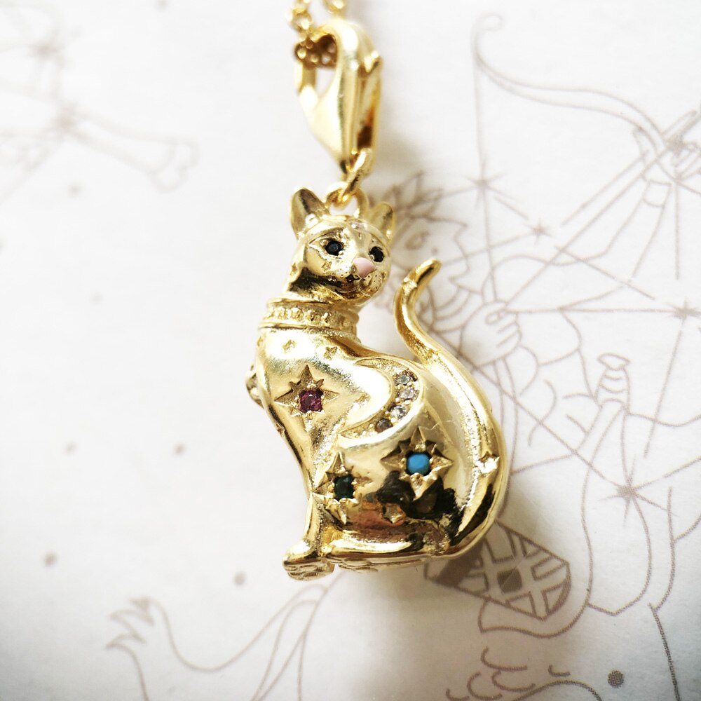 Sphynx Cat Necklace - Cat necklace
