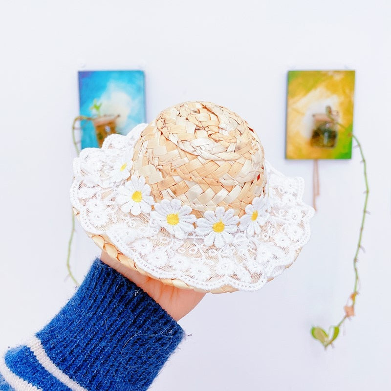 Spring Hat for Cats - Yellow / XS - Hat for Cats