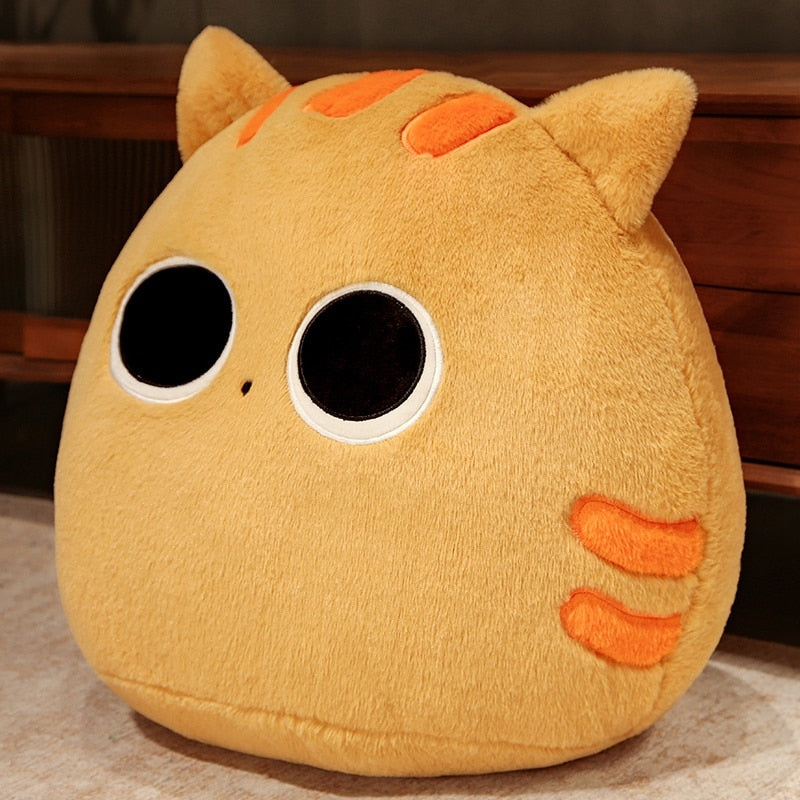 Squishy Cat Pillow - 10cm / Yellow