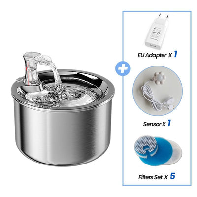 Stainless Steel Cat Water Fountain - Cat water fountain