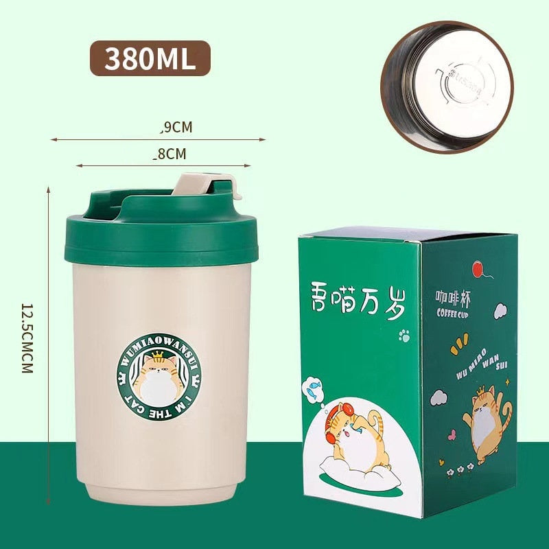 Starbucks Cat Flask