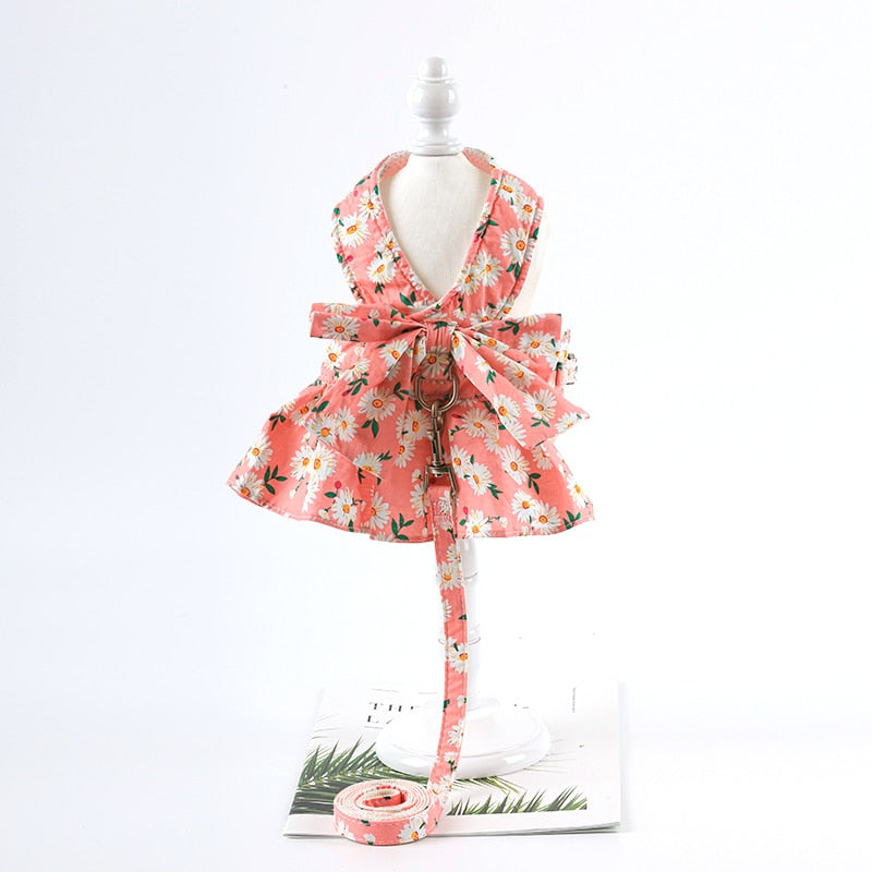Summer Cat Dress - Pink / XS