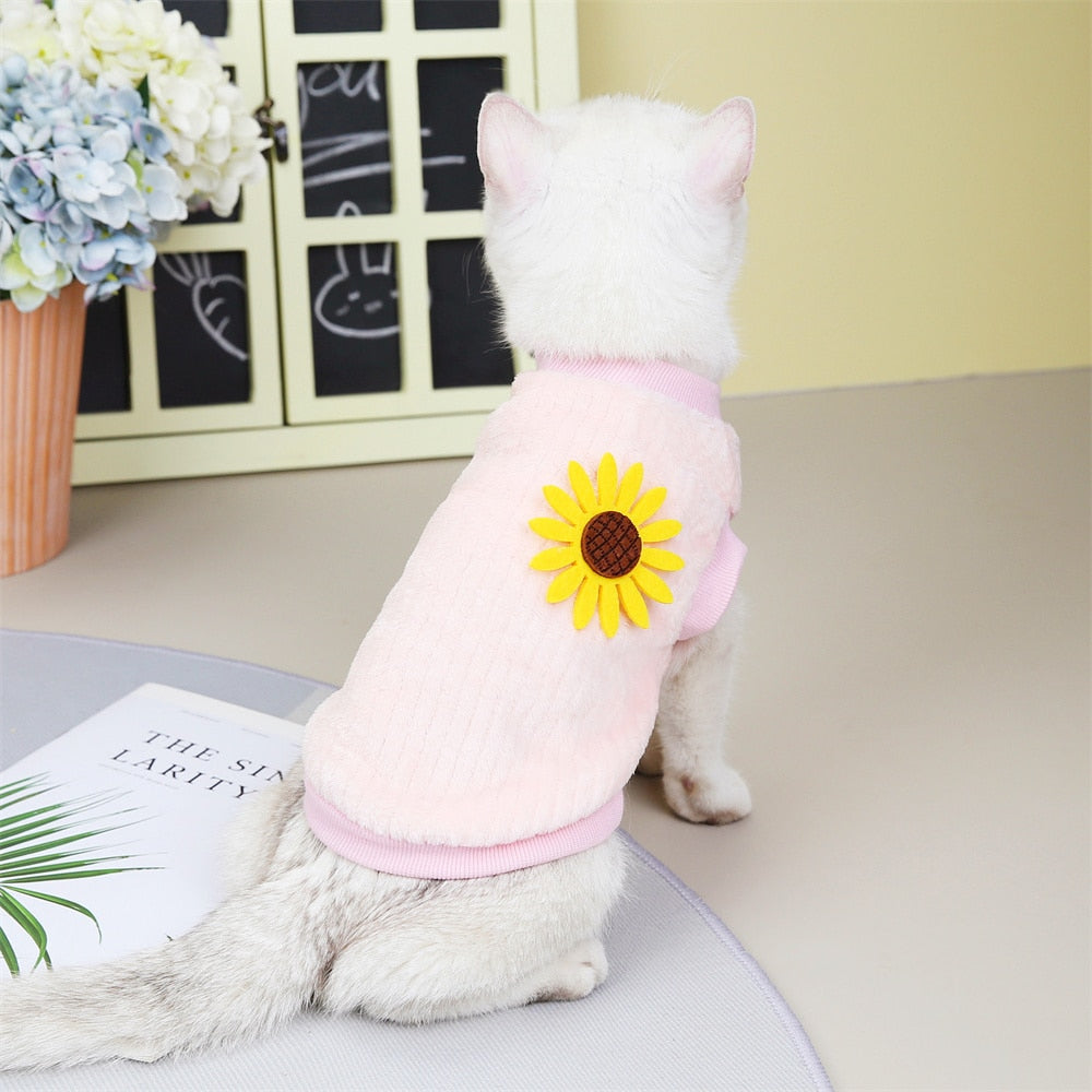 Sunflower Clothes for Cats - Clothes for cats