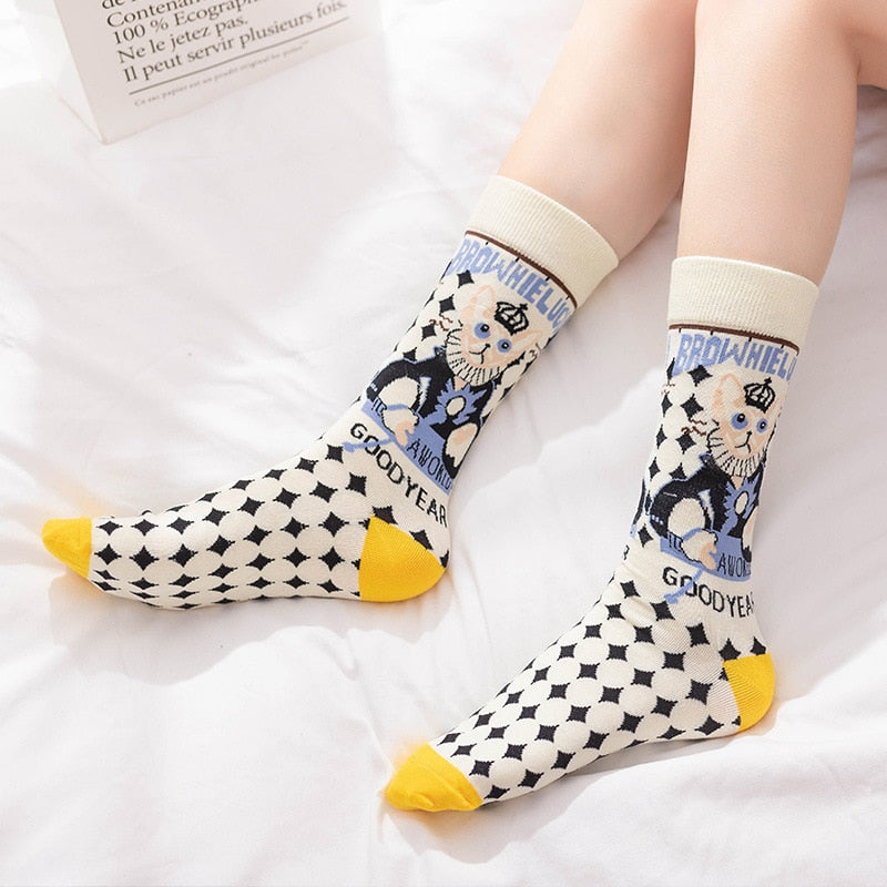 Tabby Cat Socks - Cat Socks