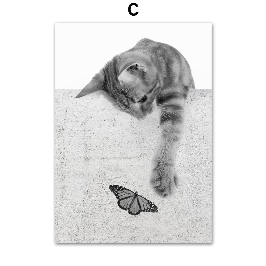 Tabby Cat Wall Art - 13X18 cm Unframed / Reach