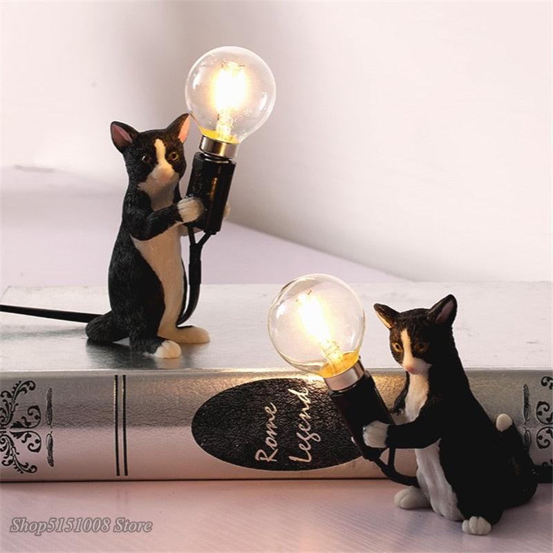 Table Cat Lamp Light