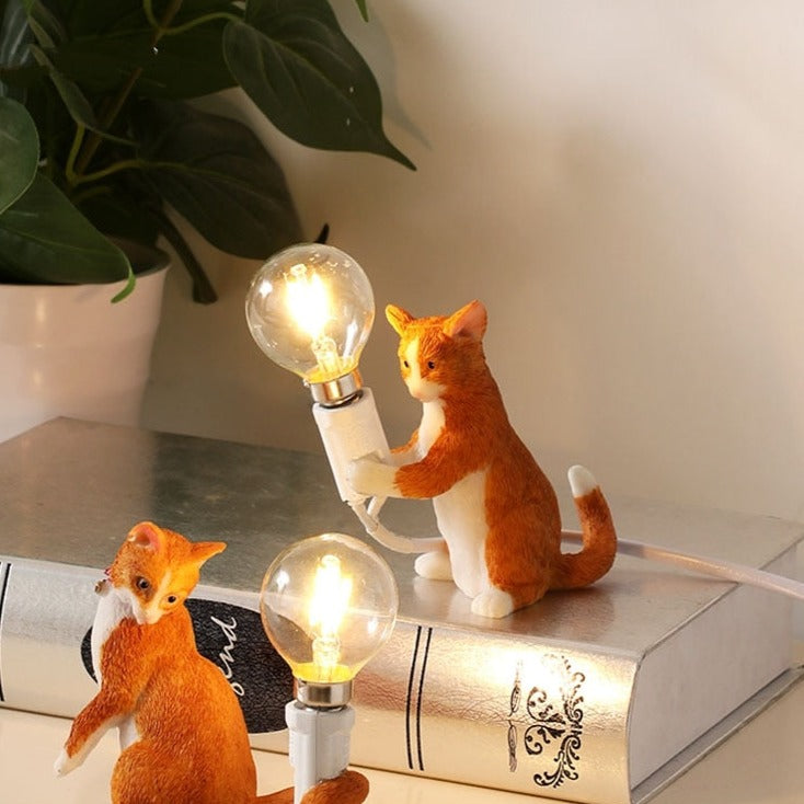 Table Cat Lamp Light