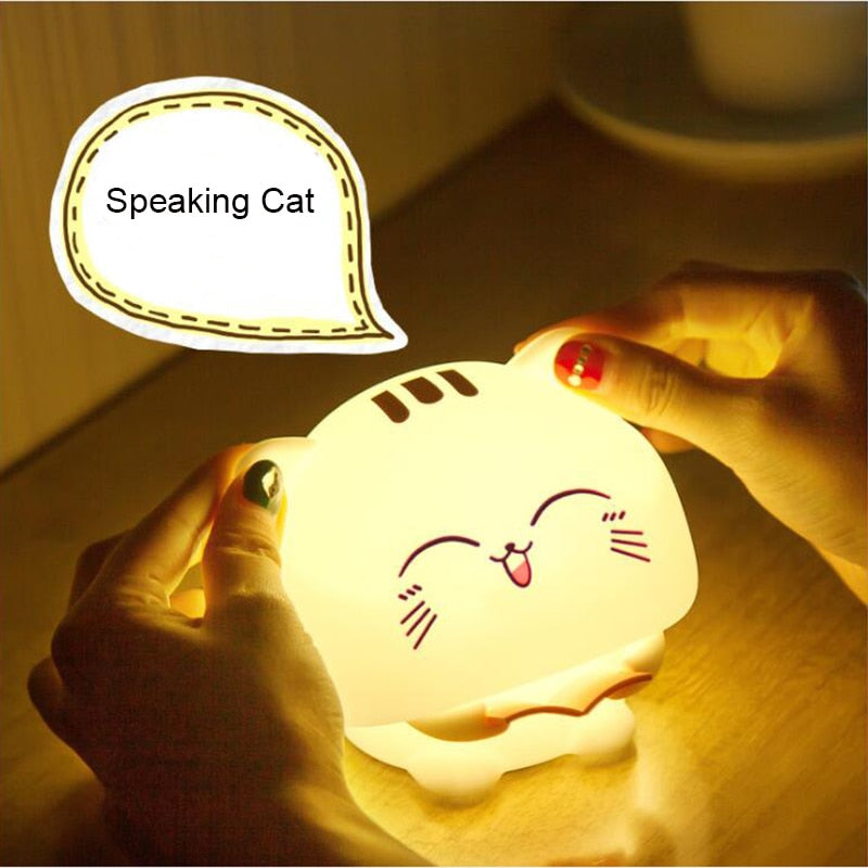 Talking Cat Lamp Light