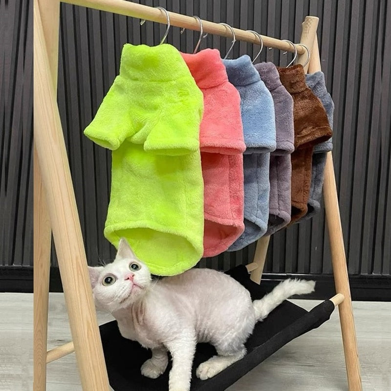 Thick Winter Cat Clothes - Clothes for cats
