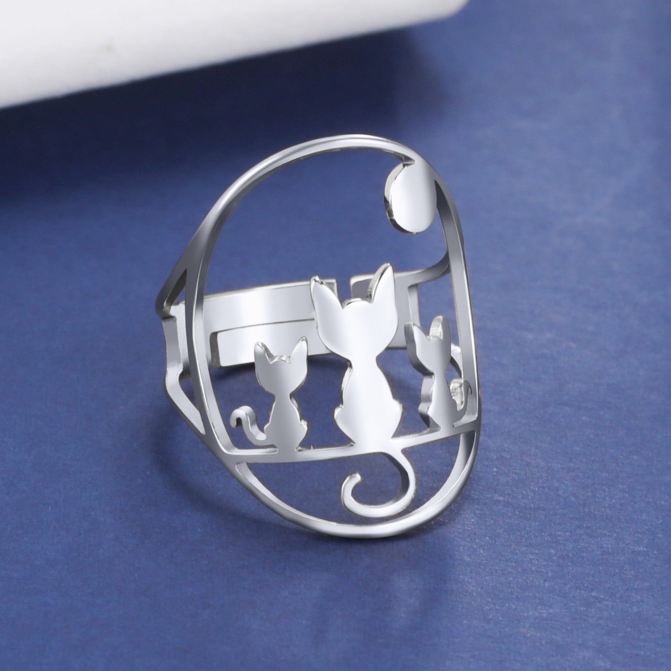 Three Cat Rings - cat rings