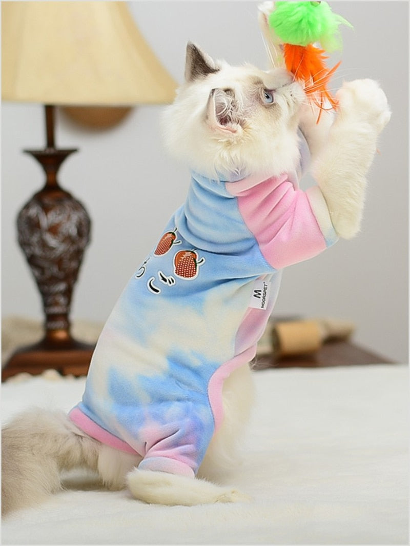 Tie Dye Sphynx Cat Clothes - Clothes for cats