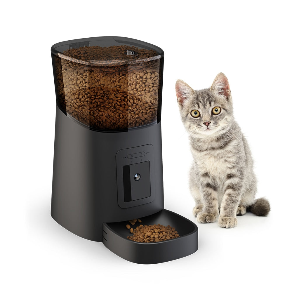 Timed Cat Food Dispenser - Cat Food Dispenser