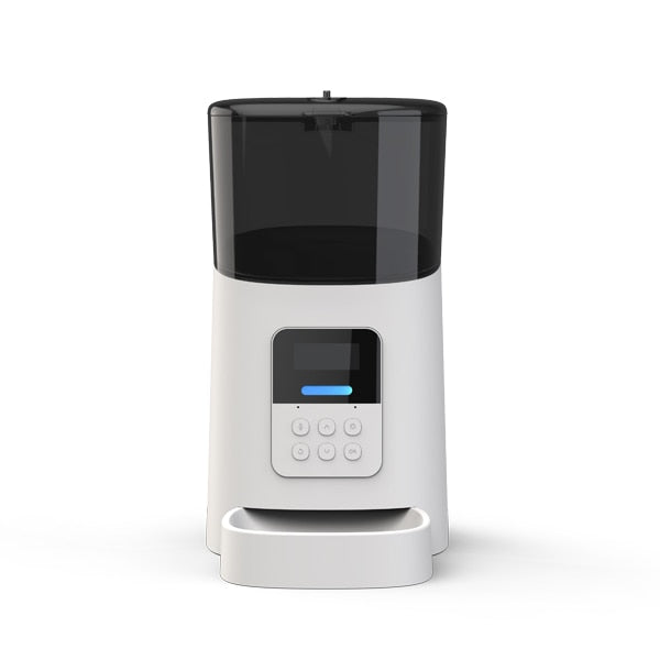 Timed Cat Food Dispenser - White No Smart - Cat Food