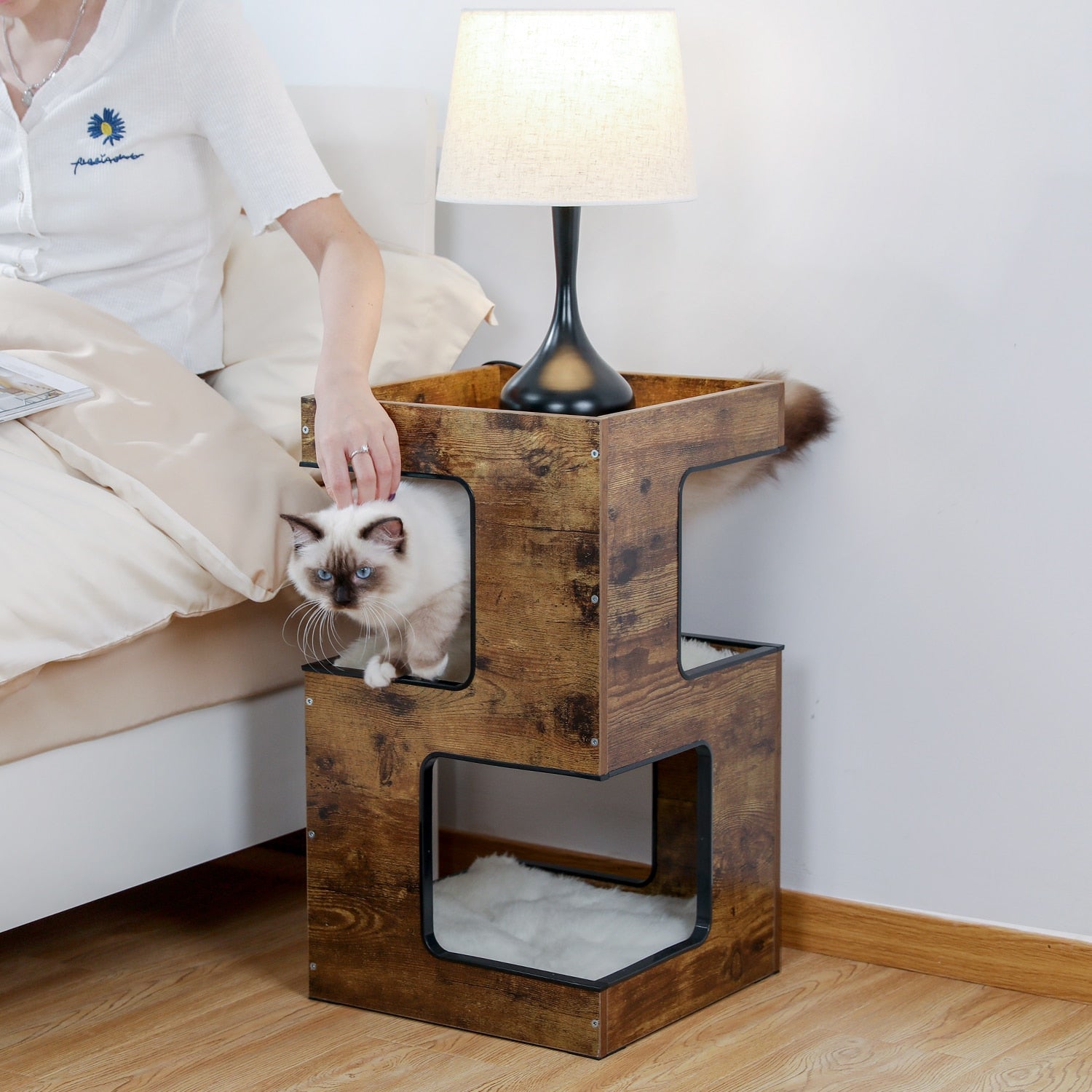 Tiny Furniture Cat Tree - Brown / United States