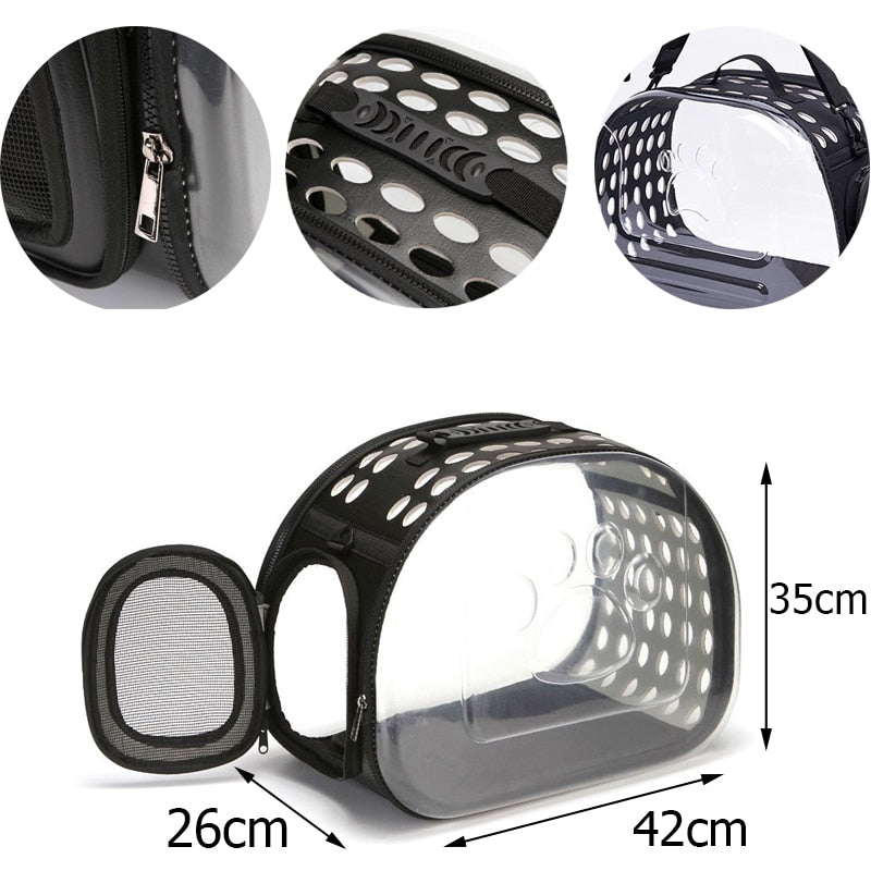 Transparent Cat Carrier Bag - Transparent Cat Carrier Bag