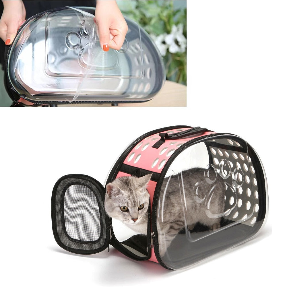 Transparent Cat Carrier Bag - Transparent Cat Carrier Bag