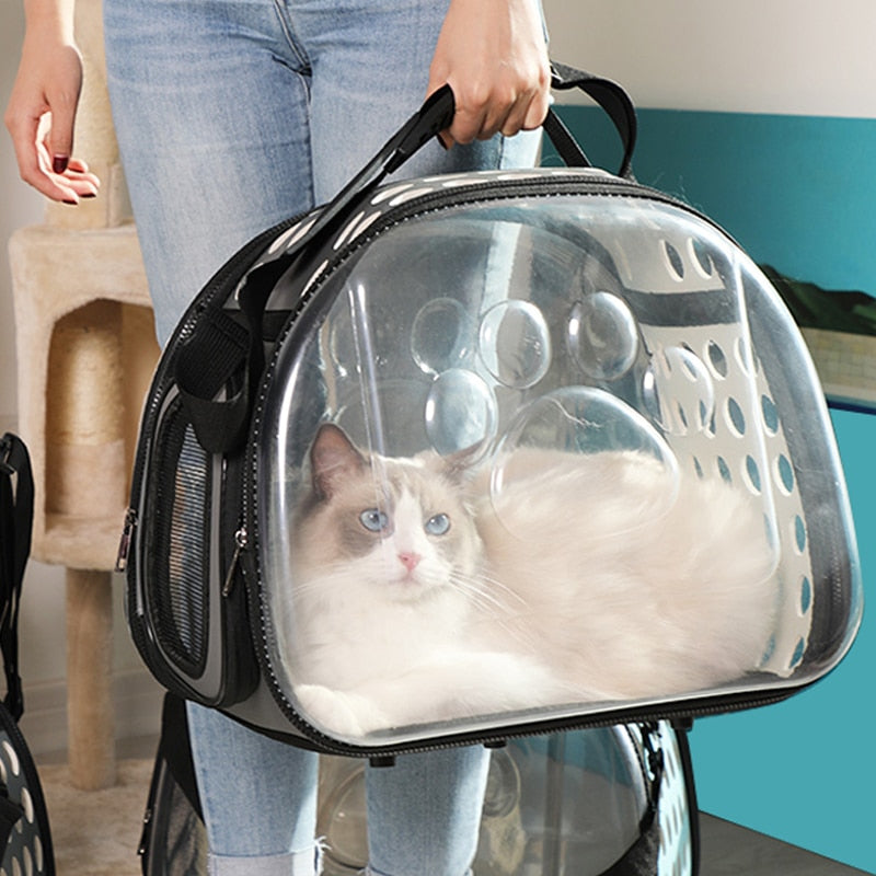 Transparent Cat Carrier Bag - Transparent Cat Carrier Bag