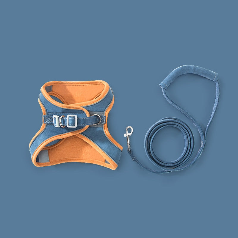 Travel Cat Harness - Orange / S