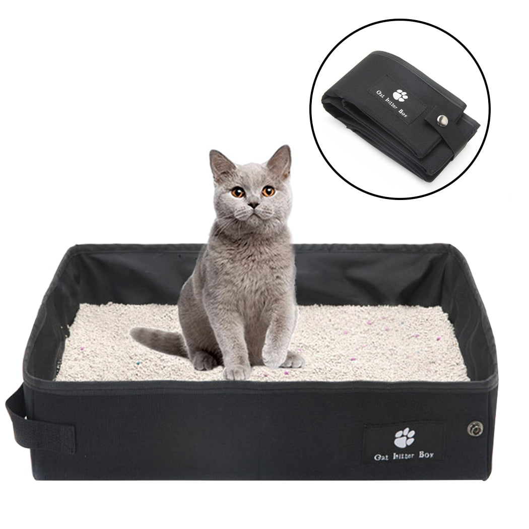 Traveling with a top cat litter box