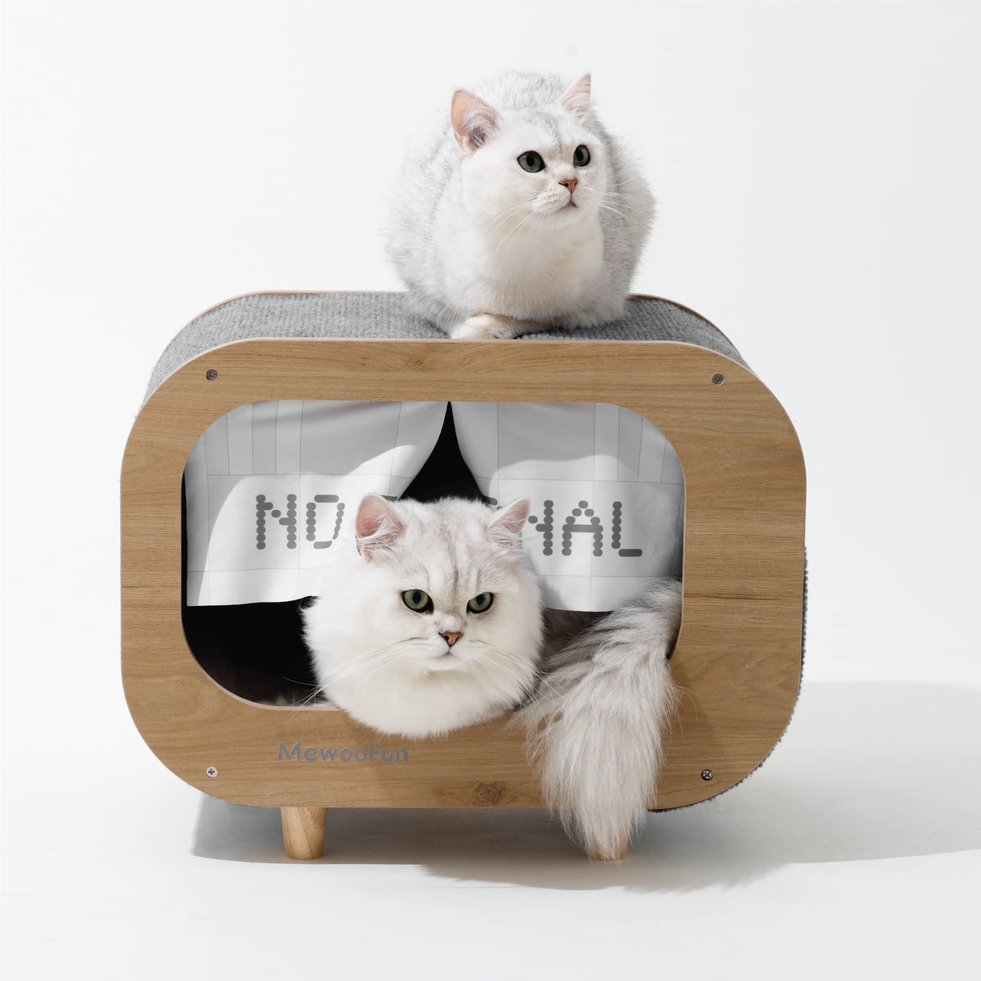 Tv Cat Bed - Brown / United States