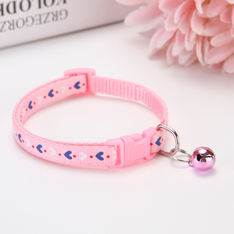 Velcro Cat Collars - Pink - Cat collars