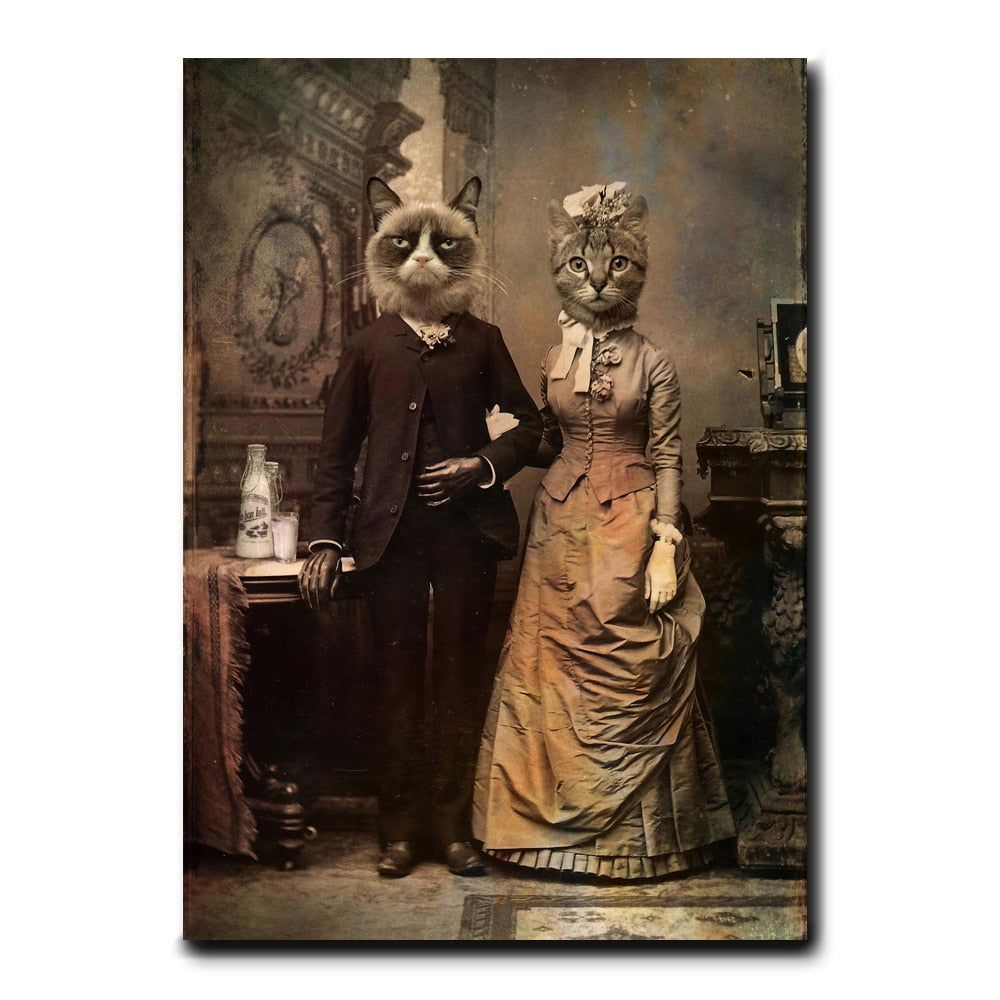 Victorian Cat Paintings