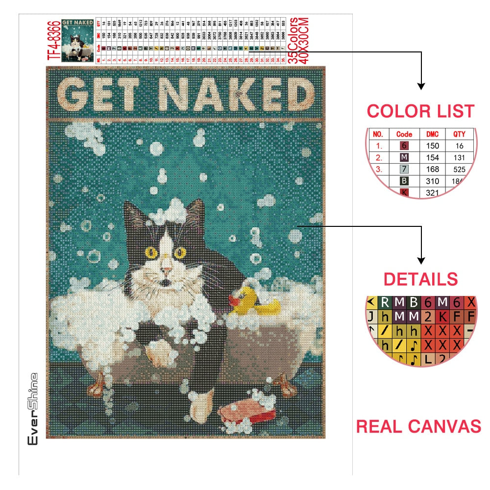 Vintage Cat Diamond Painting