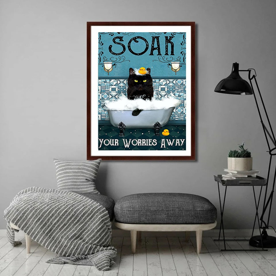 Vintage Cat Diamond Painting