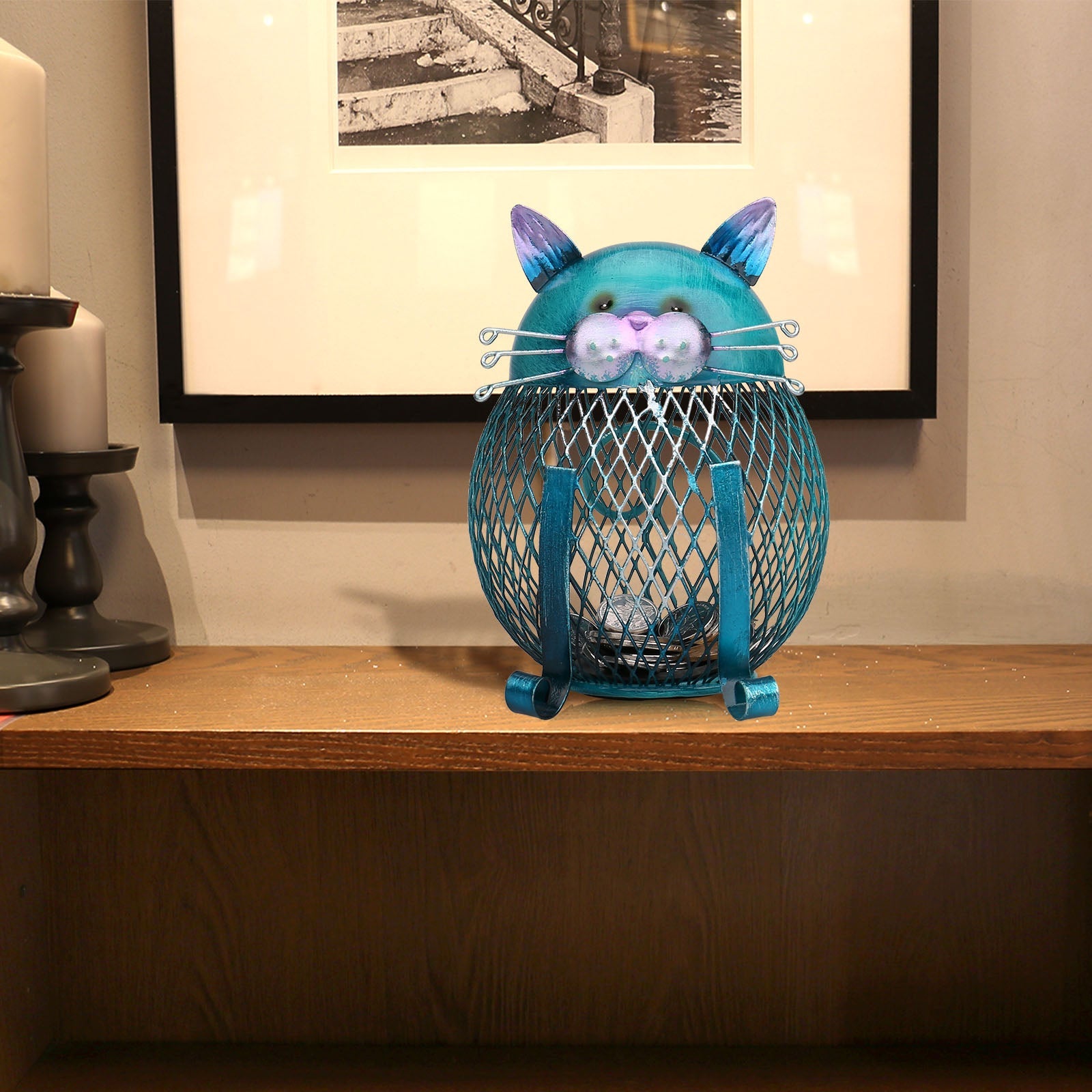Vintage Cat Piggy Bank