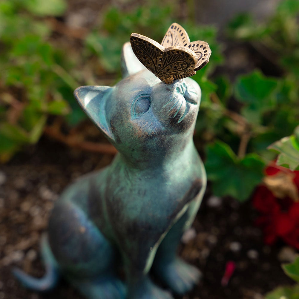 Vintage Cat Statue