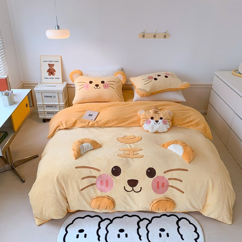 Warm Cat Duvet Cover
