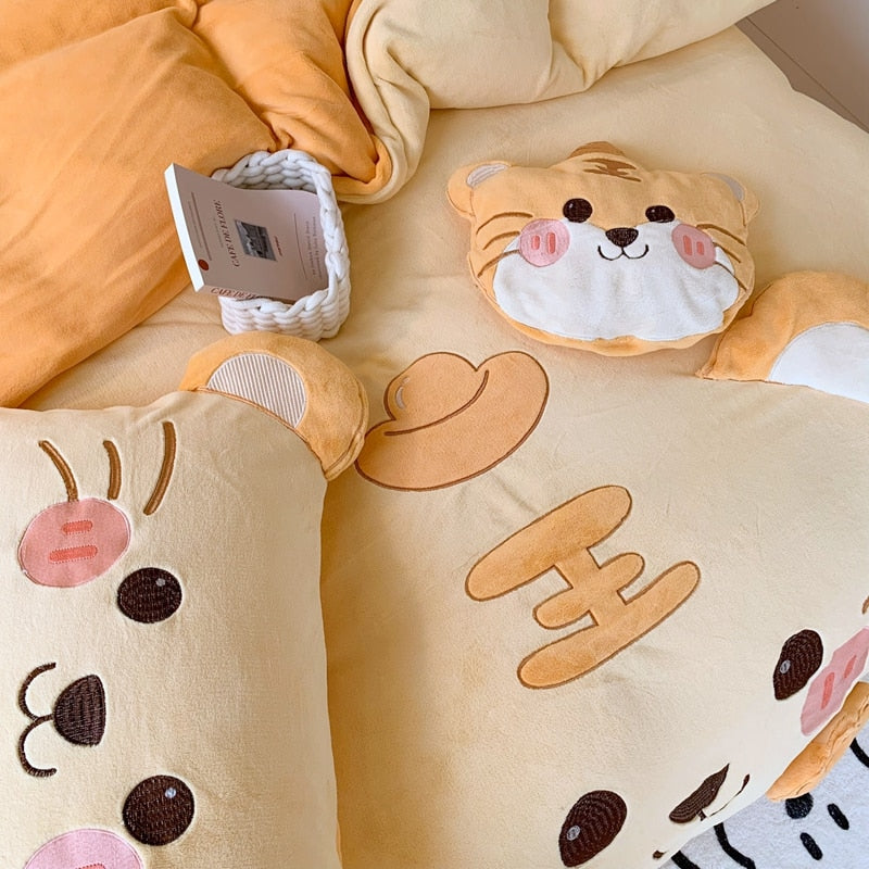 Warm Cat Duvet Cover