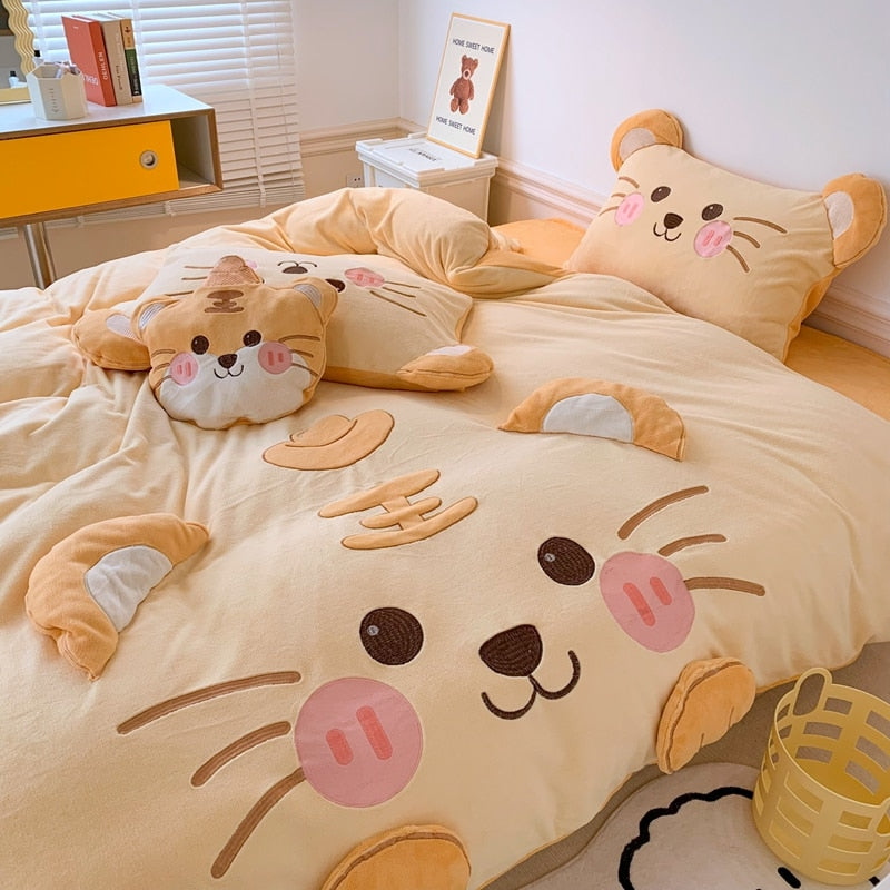Warm Cat Duvet Cover