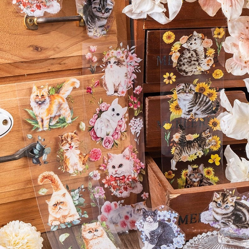 Waterproof Cat Stickers