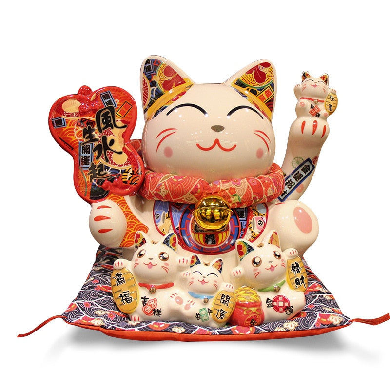 Waving Cat Statue