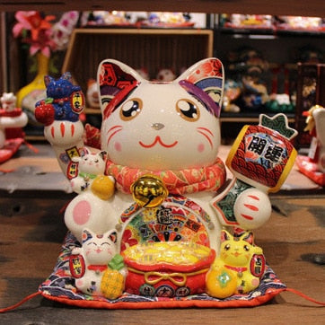 Waving Cat Statue - 29x21x24.5cm