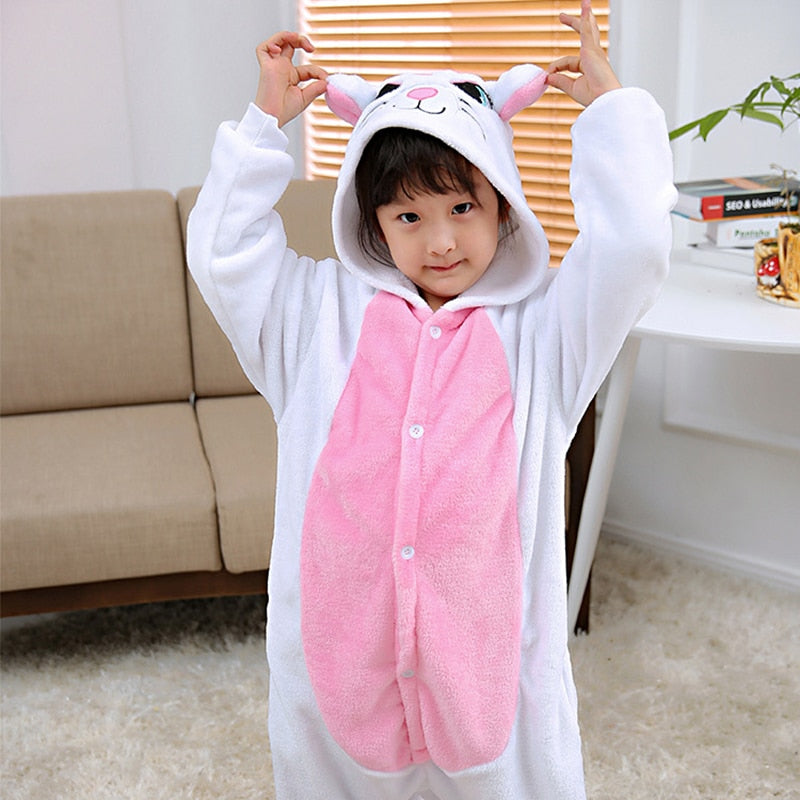 White Cat Kigurumi - Cat pajamas