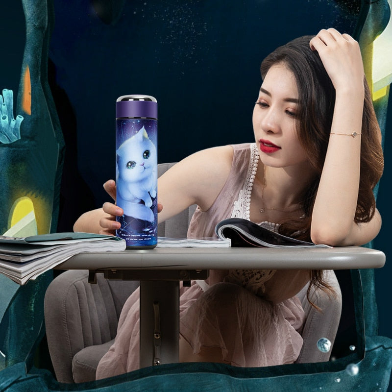 White Cat Thermos