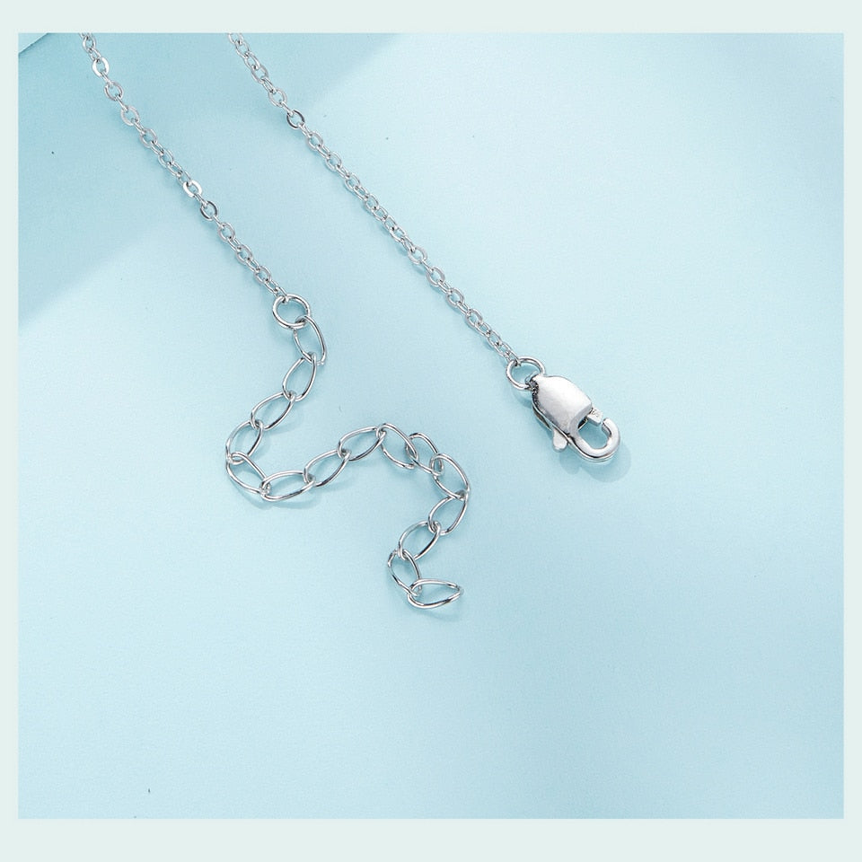 White Gold Cat Necklace - Cat necklace