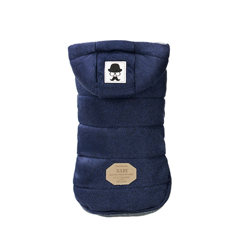 Winter Thick Clothes for Cats - Navy / S - Clothes for cats