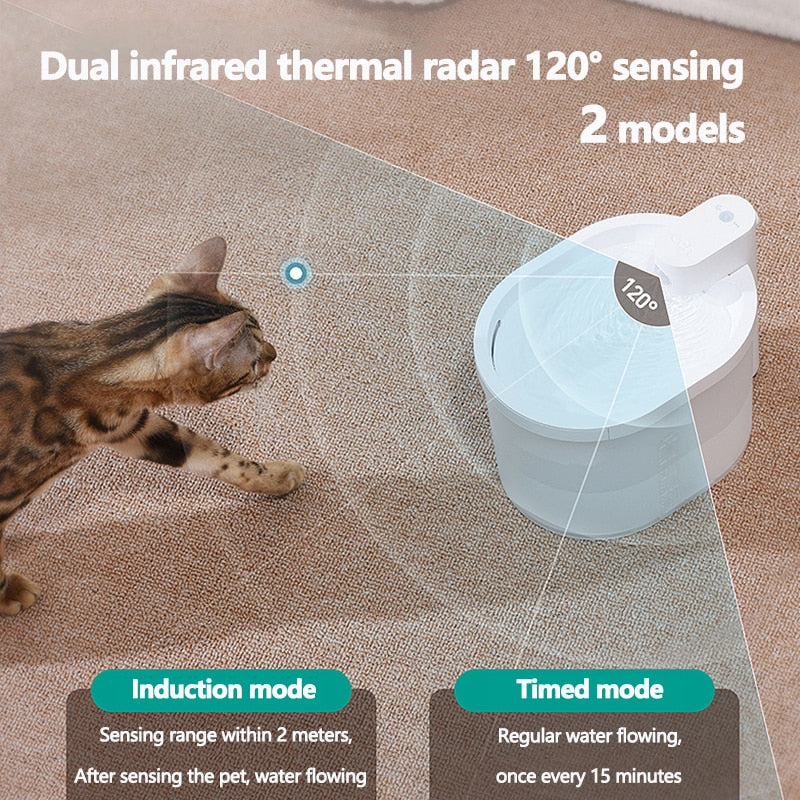 Wireless Cat Water Fountain - Cat water fountain