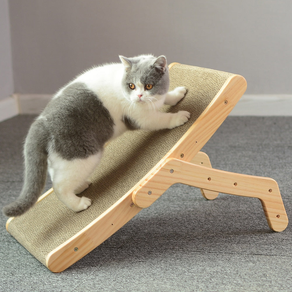 Wooden Cat Scratch Post - Cat scratching post