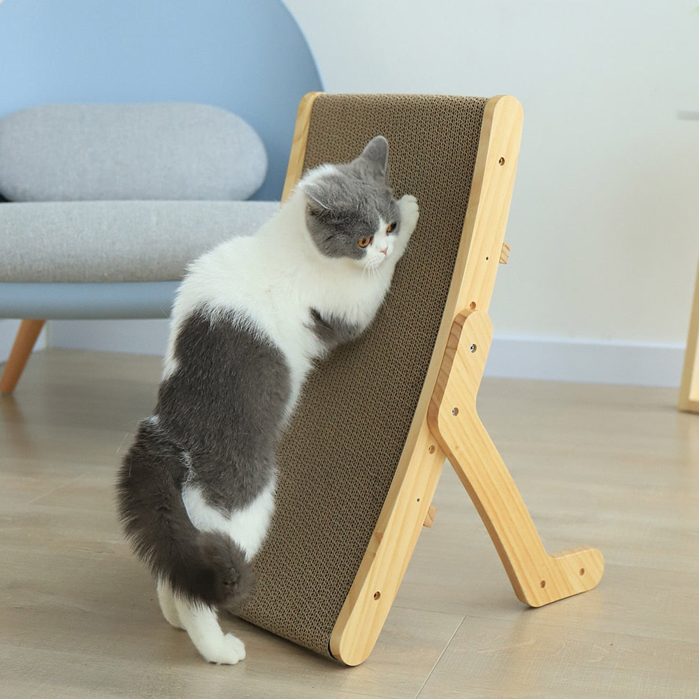 Wooden Cat Scratch Post - Cat scratching post