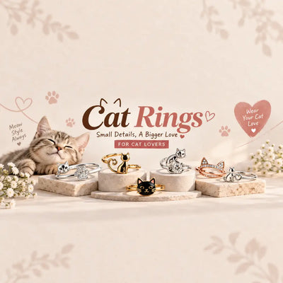 cute cat rings collection