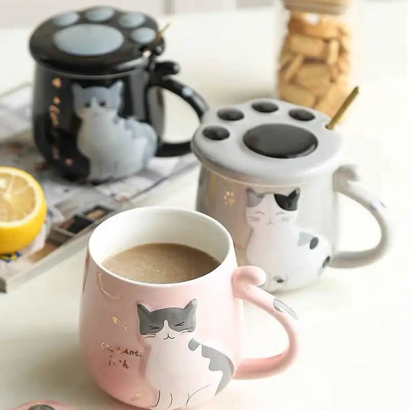 Tasse de chat de minuit