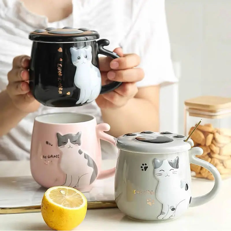 Tasse de chat de minuit