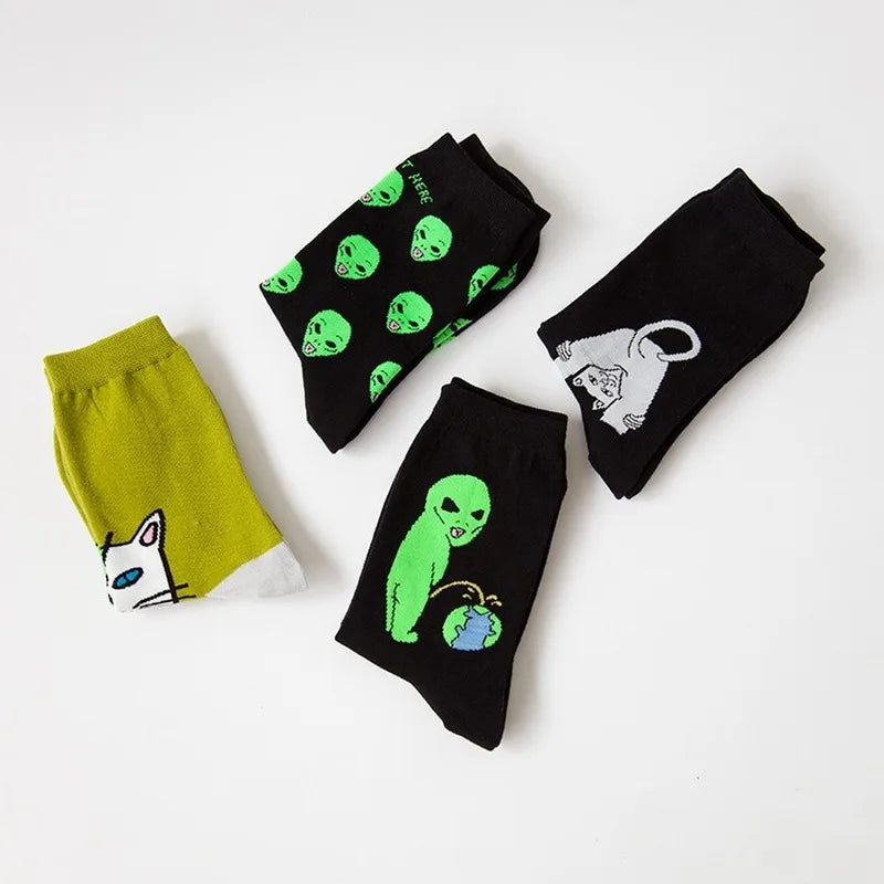 Chaussettes fesses de chat