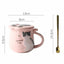 Tasse de chat de minuit