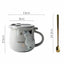 Tasse de chat de minuit