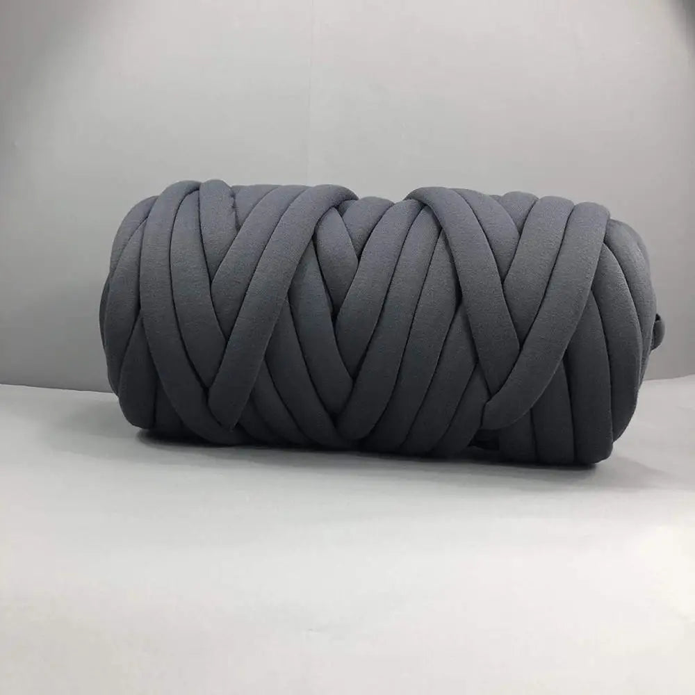 Super Chunky Cotton Tube Yarn for Arm Knitting, 1 kg